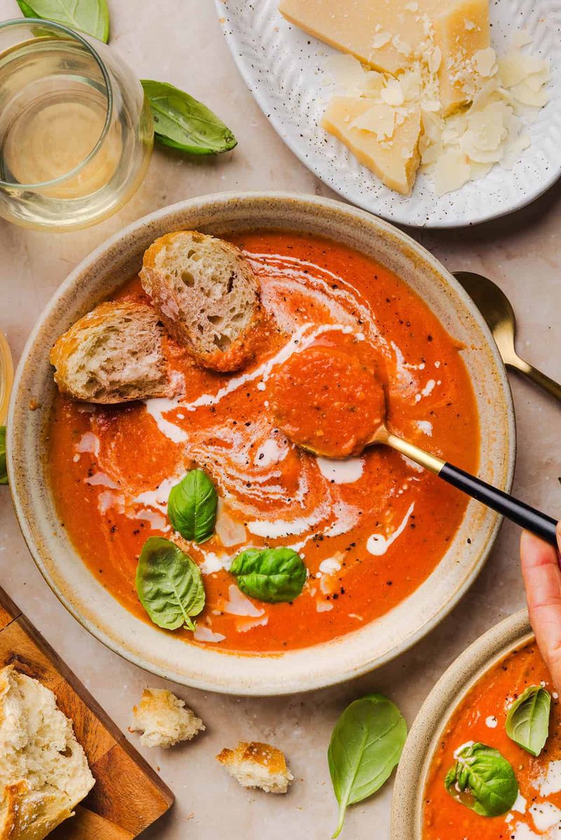 Creamy Tomato Basil Soup