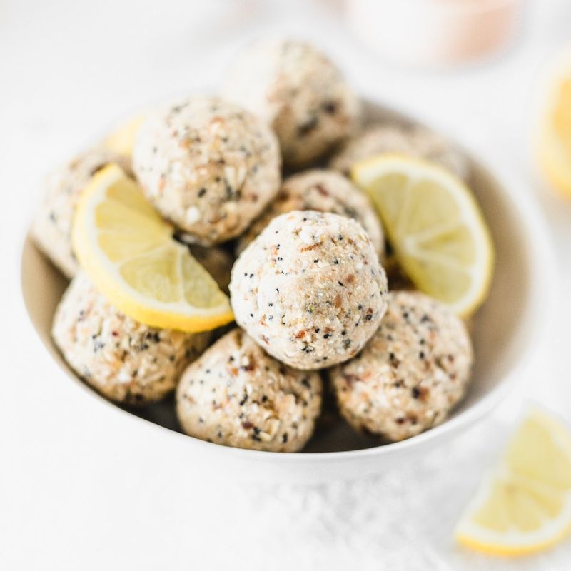 Poppy Seed Lemon Bliss Balls