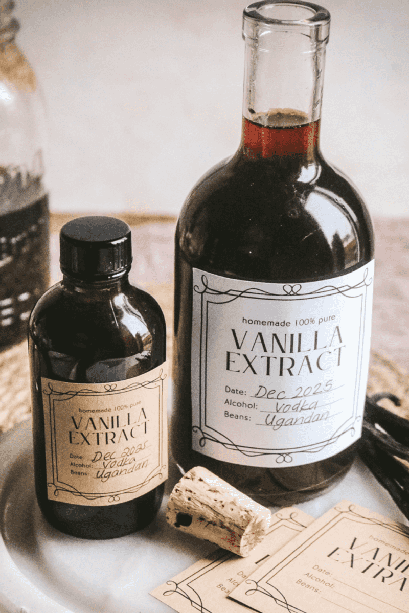 Alcohol-Based Extracts Like Vanilla