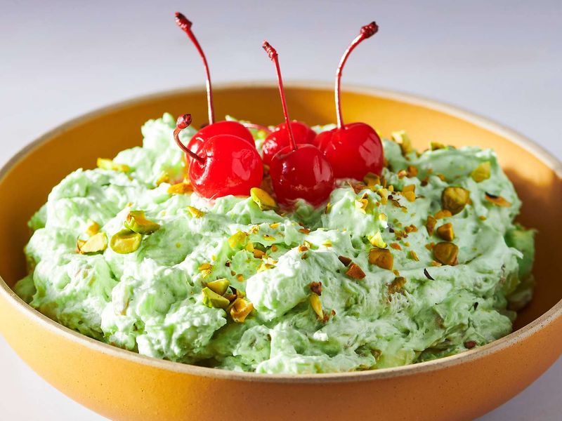 Watergate Salad Served as a Snack
