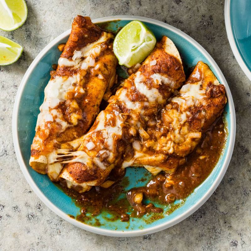 Tex-Mex Cheese Enchiladas
