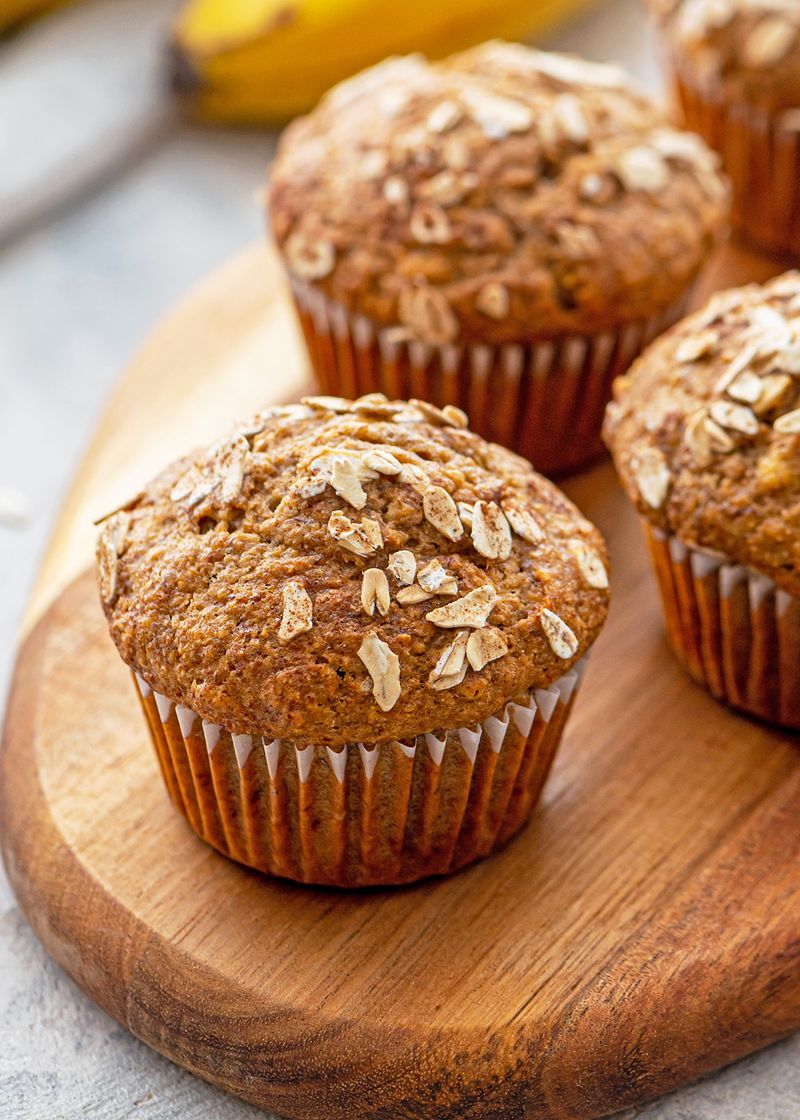 Banana Oat Muffins