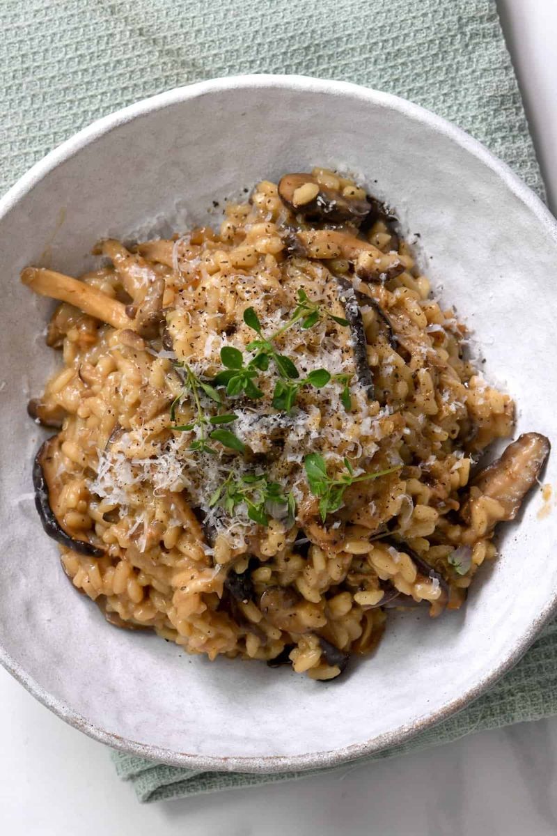 Vegetarian Mushroom Risotto