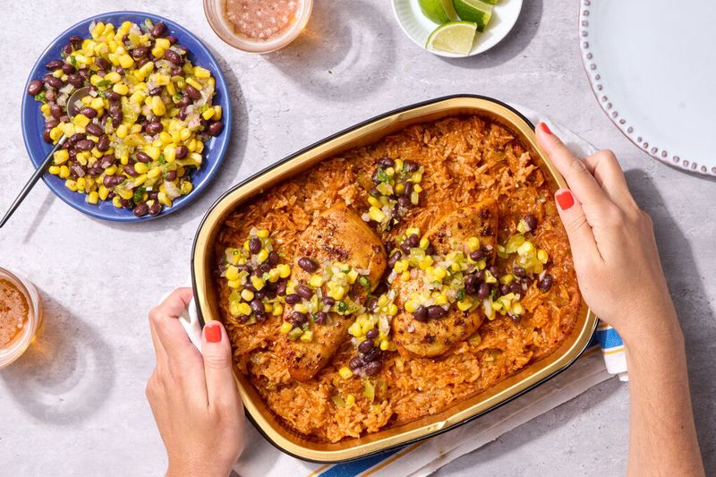 Tex-Mex Chicken and Rice Bake