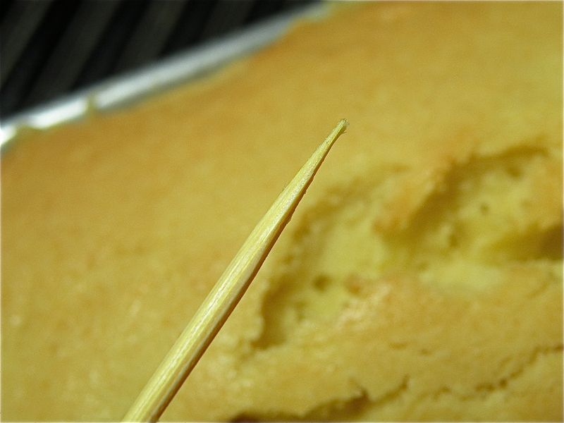 A Toothpick Tests Whether Baked Goods Are Done