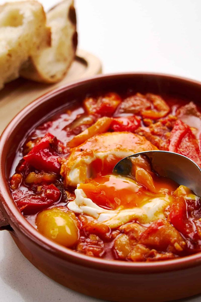 Piperade con Huevos (Basque Pepper Stew with Eggs)