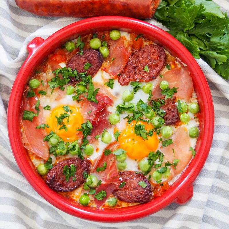 Huevos a la Flamenca (Flamenco Eggs)