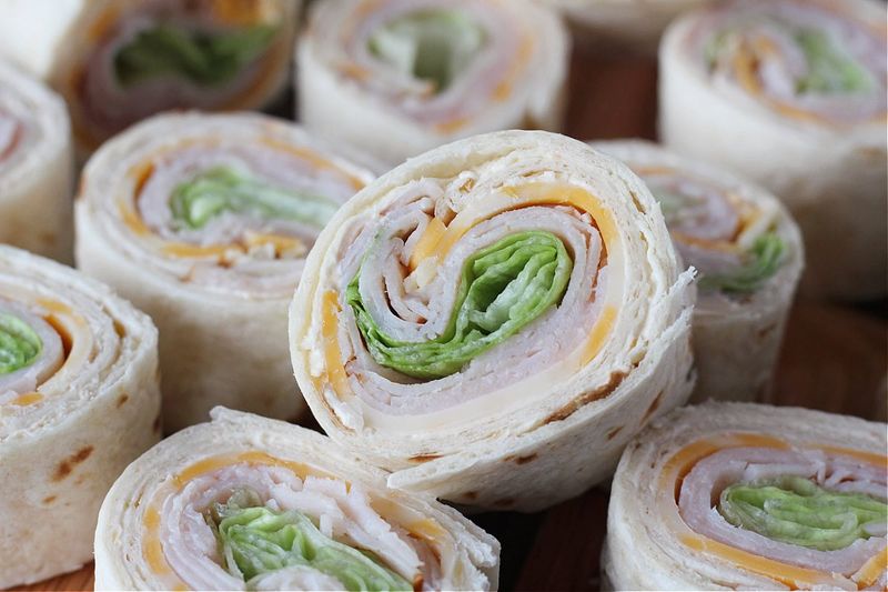 Turkey and Cheese Roll-Ups