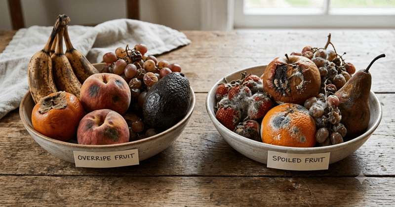 Produce That Is Mushy or Shriveled