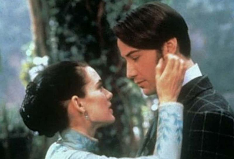 Keanu Reeves and Winona Ryder in Dracula (1992)