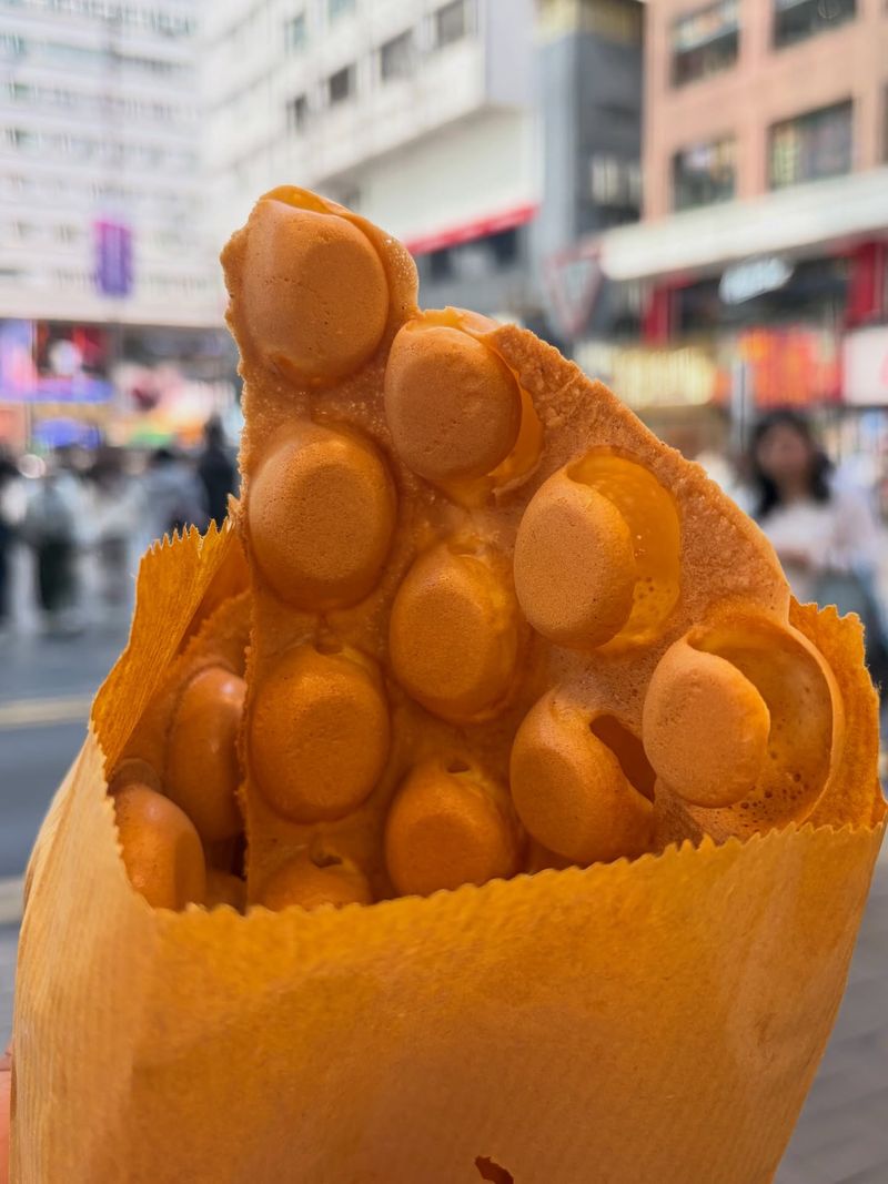 Egg Waffles in Hong Kong