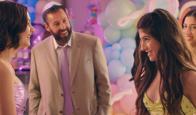 Adam Sandler and Sunny Sandler in You Are So Not Invited to My Bat Mitzvah (2023)