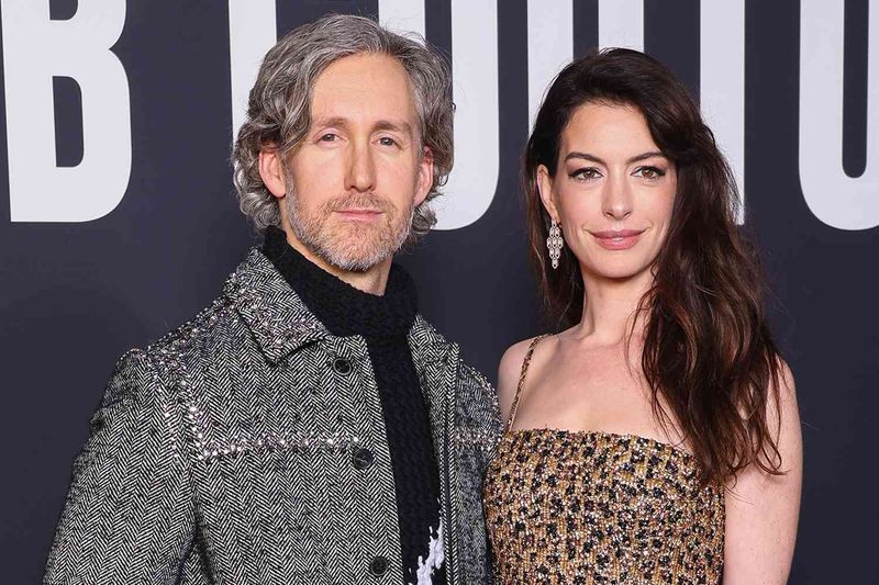 Anne Hathaway and Adam Shulman