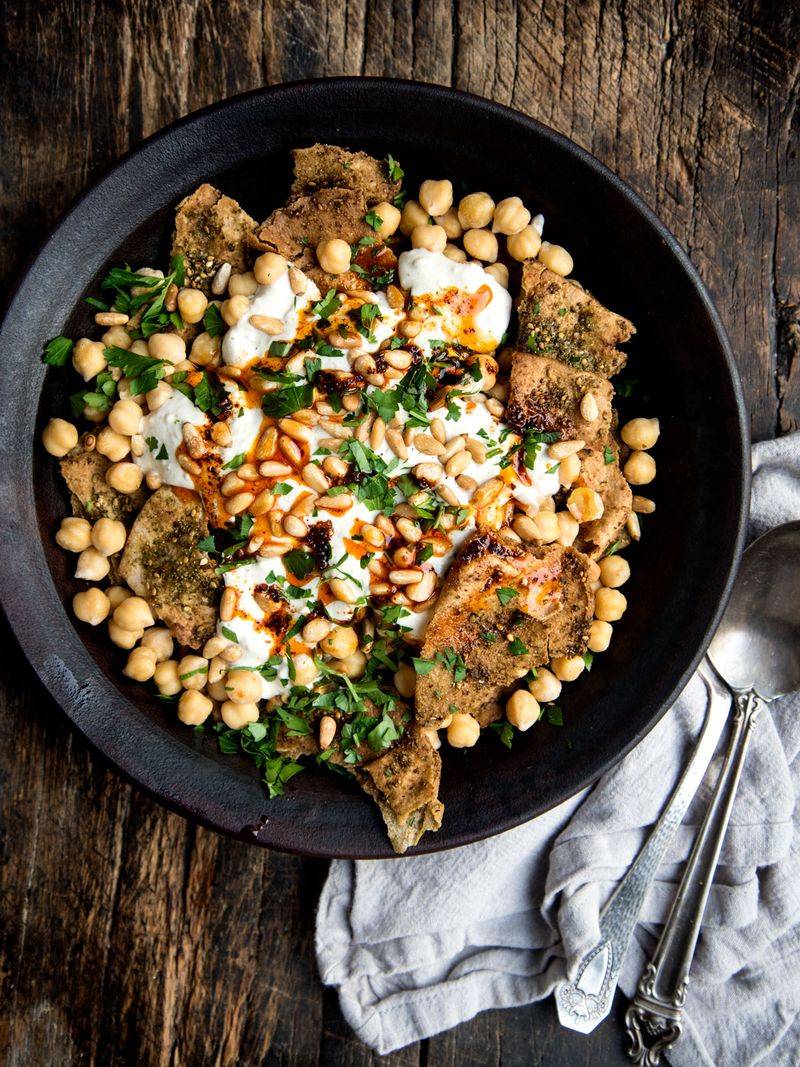 Egg Fatteh - Lebanon