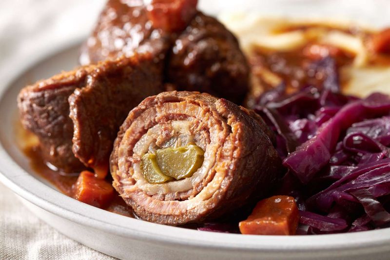 Rouladen - Beef Rolls Stuffed with Bold Flavors