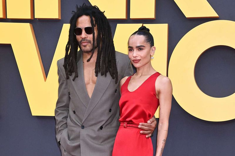 Lenny Kravitz and Zoe Kravitz