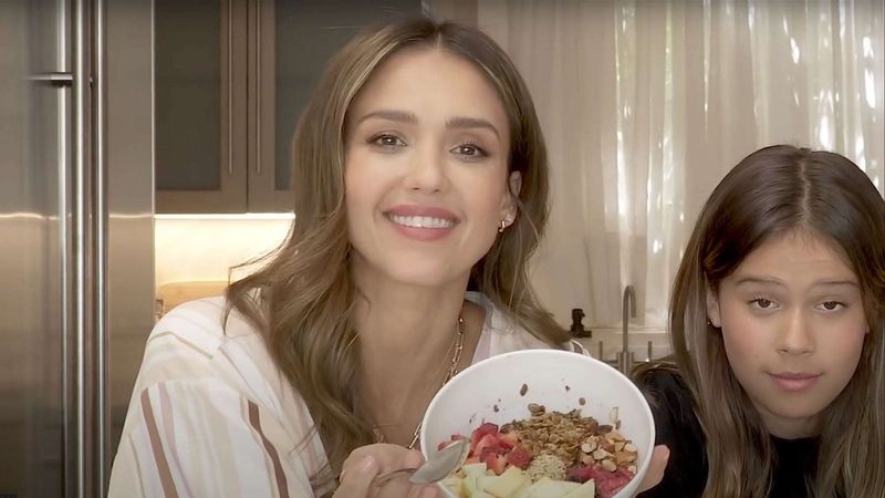 Jessica Alba and Honor Alba