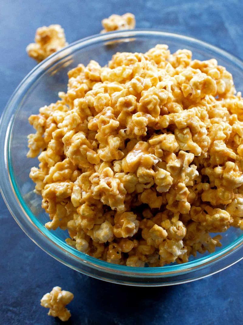 Condensed Milk Caramel Popcorn