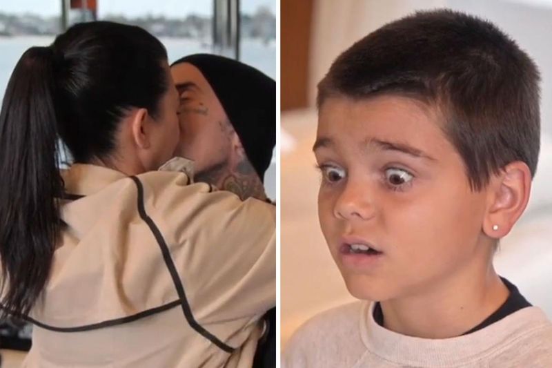 Kourtney Kardashian and Reign Disick
