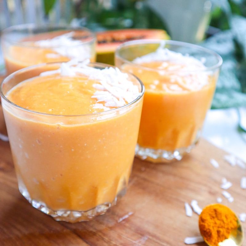 Papaya and Coconut