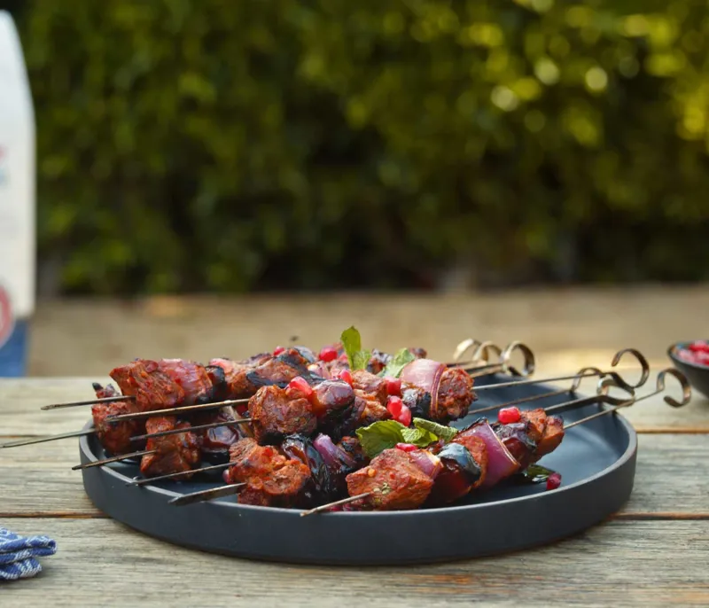 Lamb Shish Kebab with Pomegranate Marinade