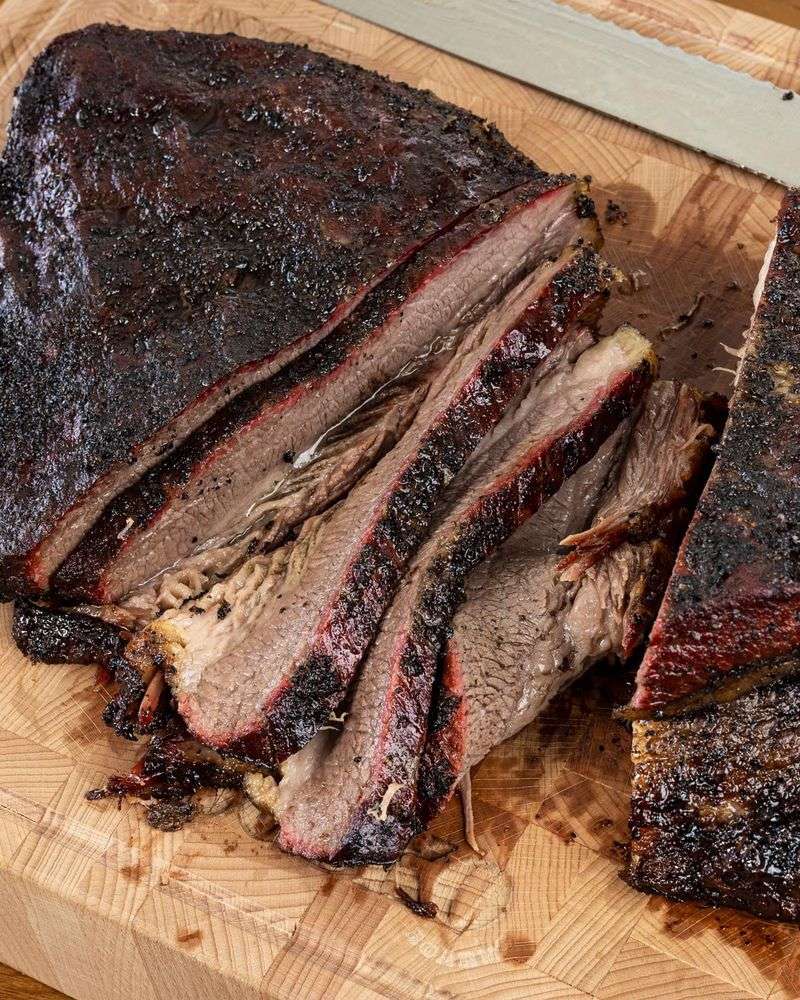 Smoked Brisket with Homemade BBQ Sauce