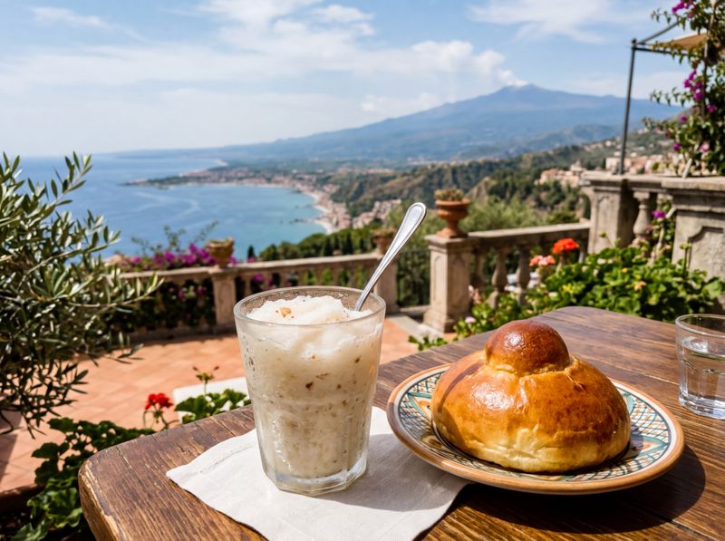 Granita con Brioche - Catania, Sicily