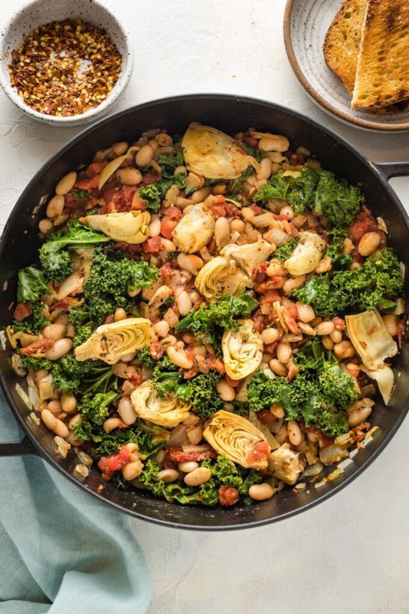 Tuscan White Bean and Vegetable Casserole