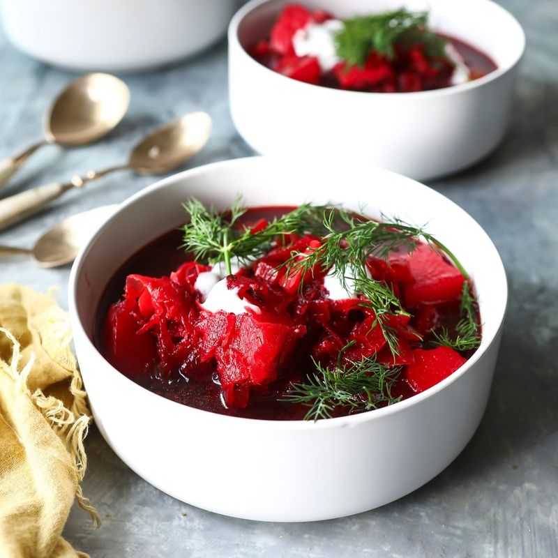 Beet and Ginger Borscht