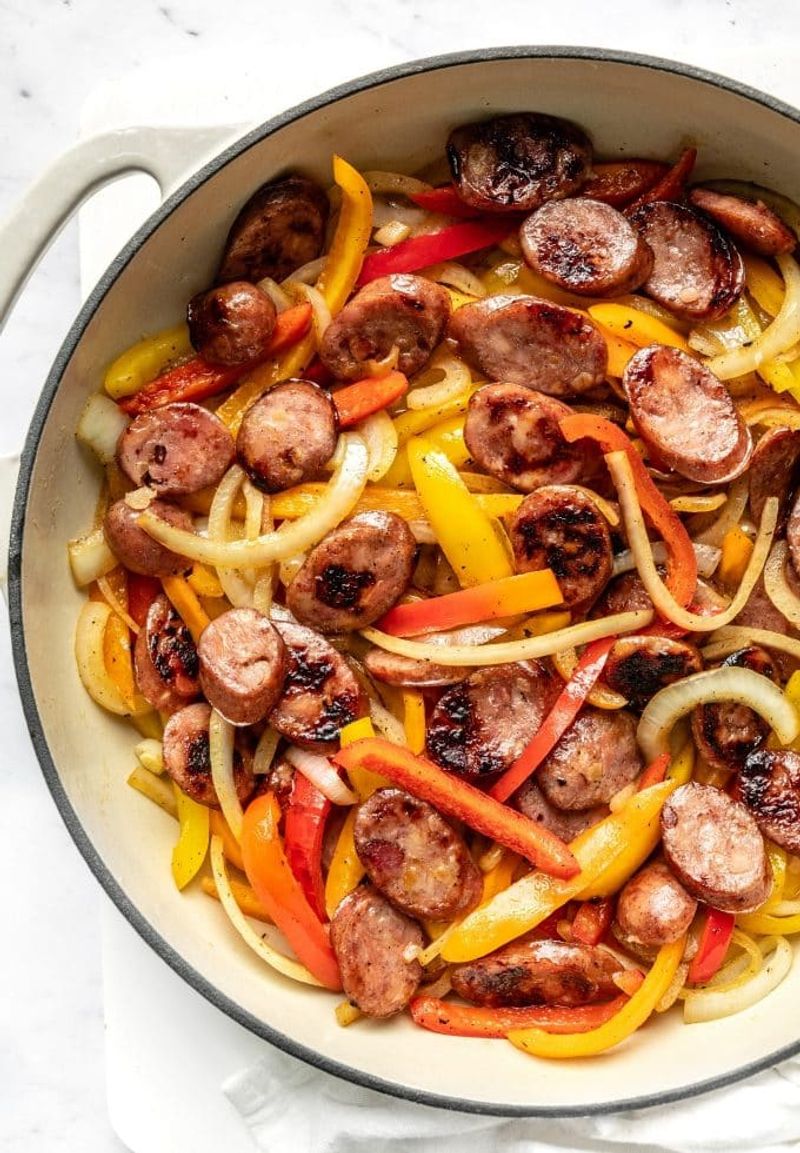 Sausage and Peppers Skillet
