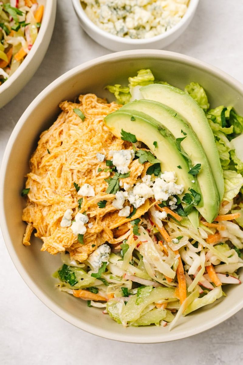 Buffalo Chicken Coleslaw