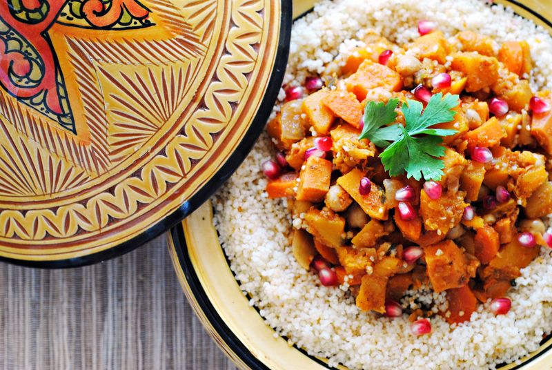 Slow Cooker Vegetable Tagine with Couscous