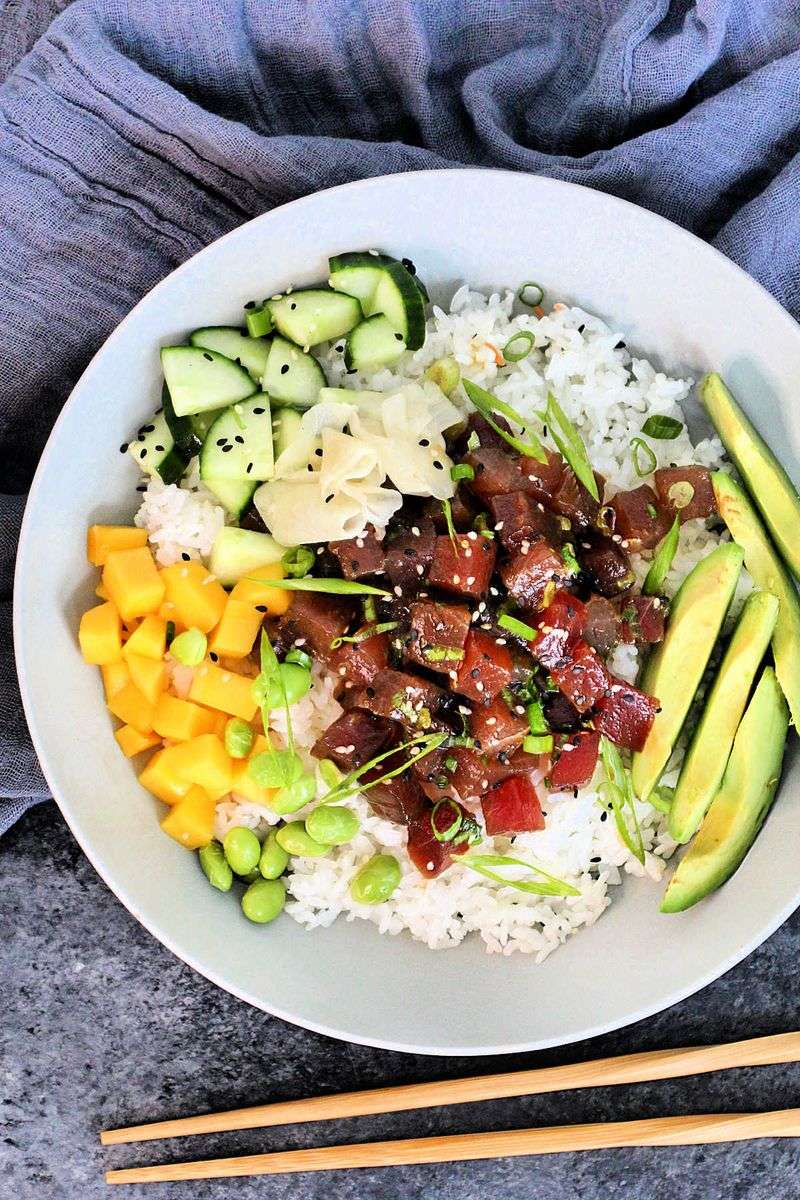 Ahi Tuna Poke Bowl