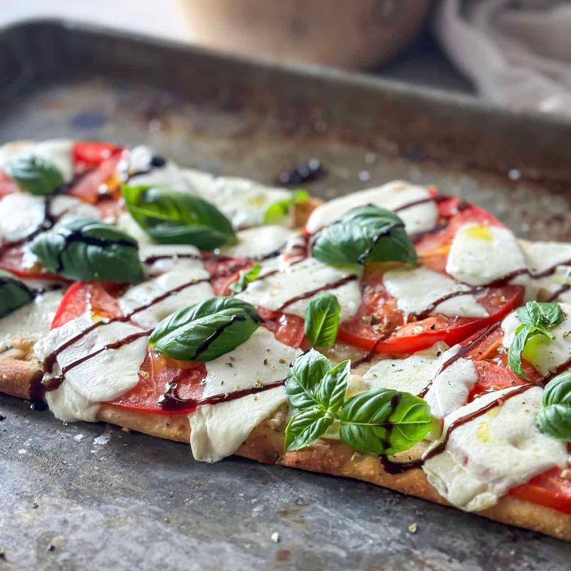 Margherita Flatbread Pizza