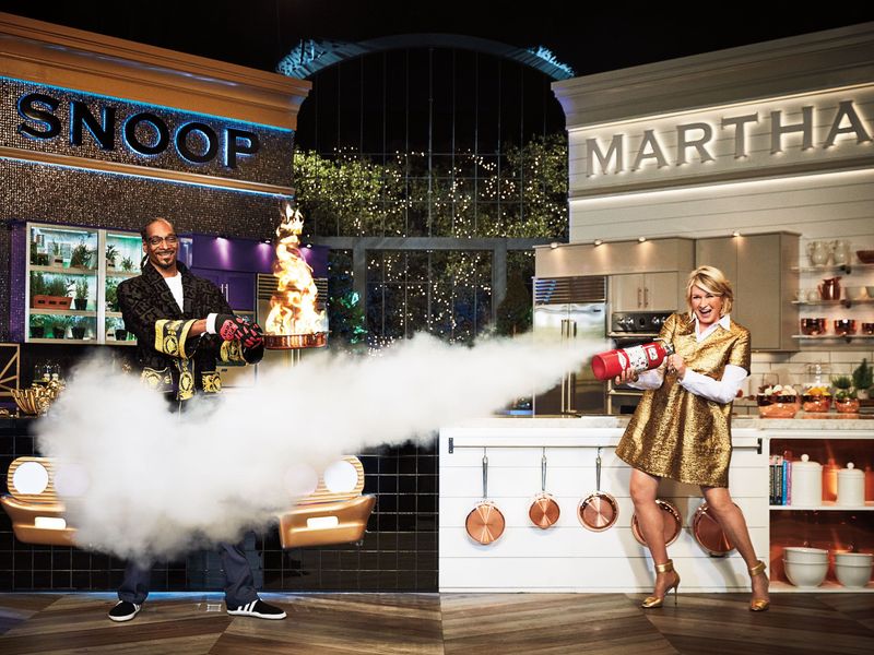 Martha Stewart and Snoop Dogg