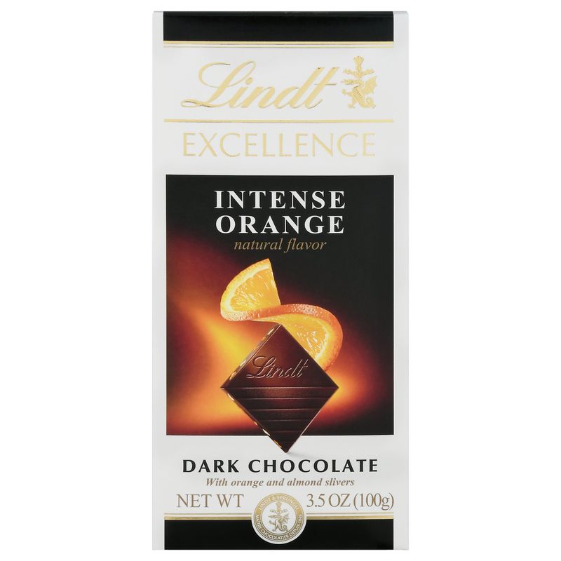 Lindt Excellence Orange Intense Dark Chocolate Bar