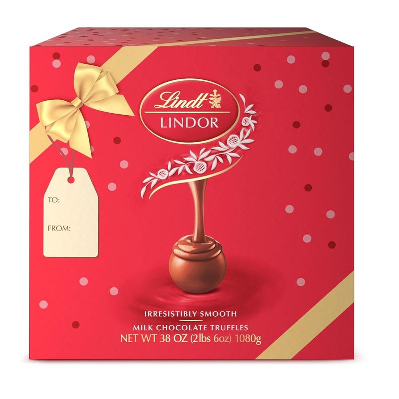 Lindt LINDOR Milk Chocolate Truffles Gift Box