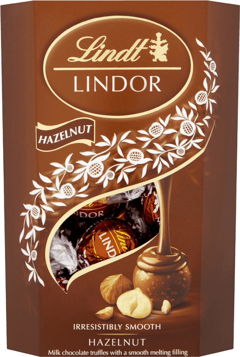 Lindt LINDOR Hazelnut Milk Chocolate Truffles