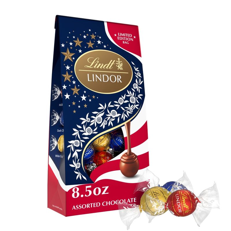 Lindt LINDOR Assorted Chocolate Truffles Bag