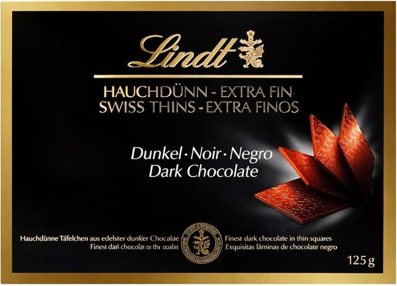Lindt Swiss Thins Dark Chocolate