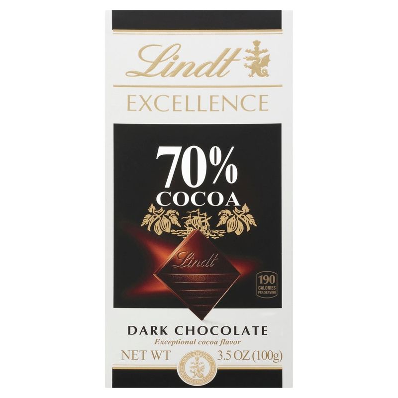 Lindt Excellence 70% Cocoa Dark Chocolate Bar