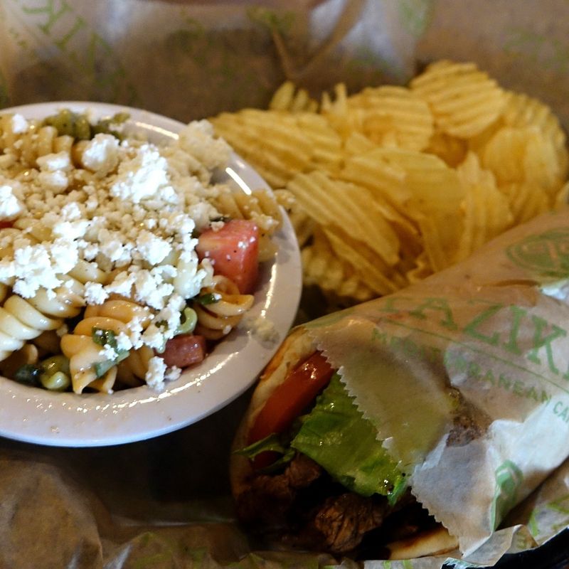 Taziki's Mediterranean Cafe Lamb Gyro
