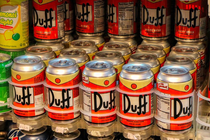 Duff Beer from The Simpsons