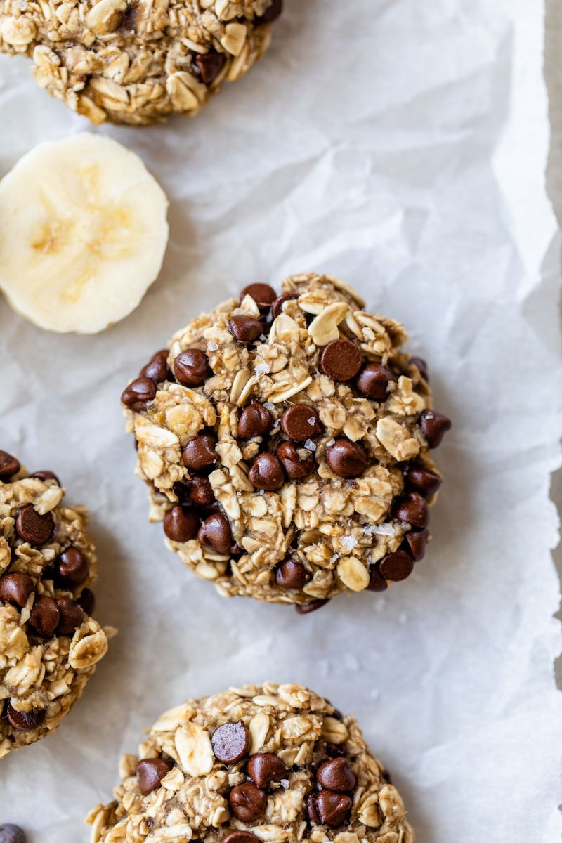 Chocolate Banana Oat Cookies