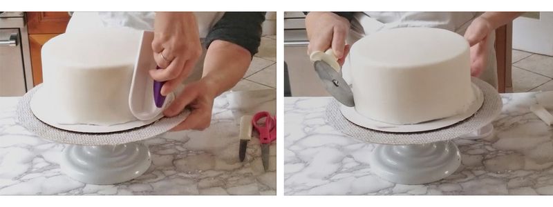 Fondant-Covered Cake