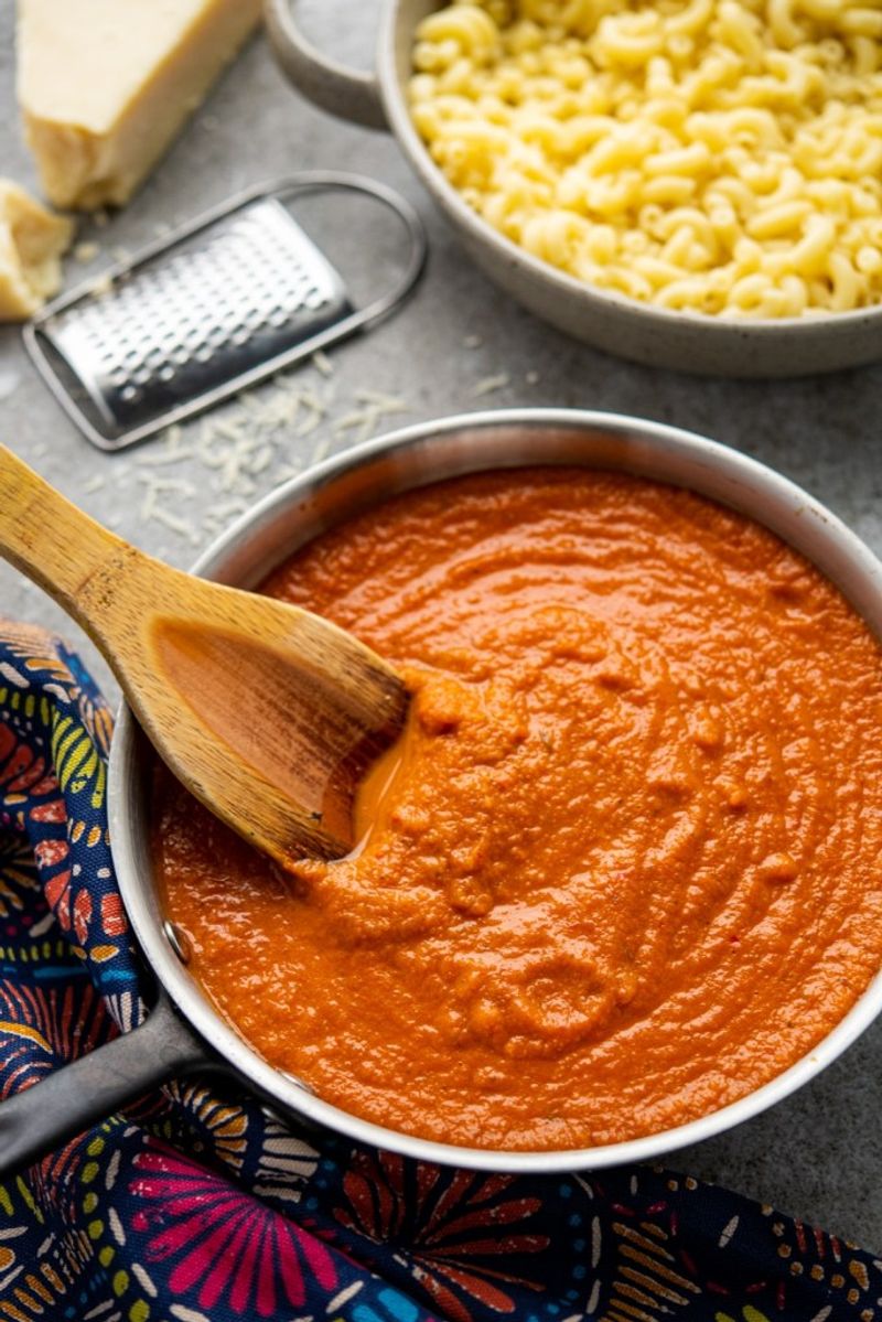 Stir Veggies Into Pasta Sauce