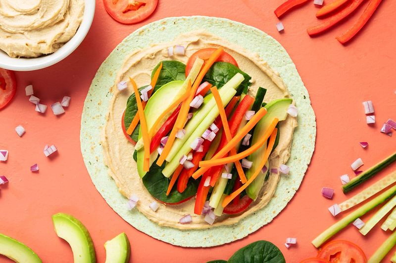 Let Kids Build Their Own Veggie Wraps