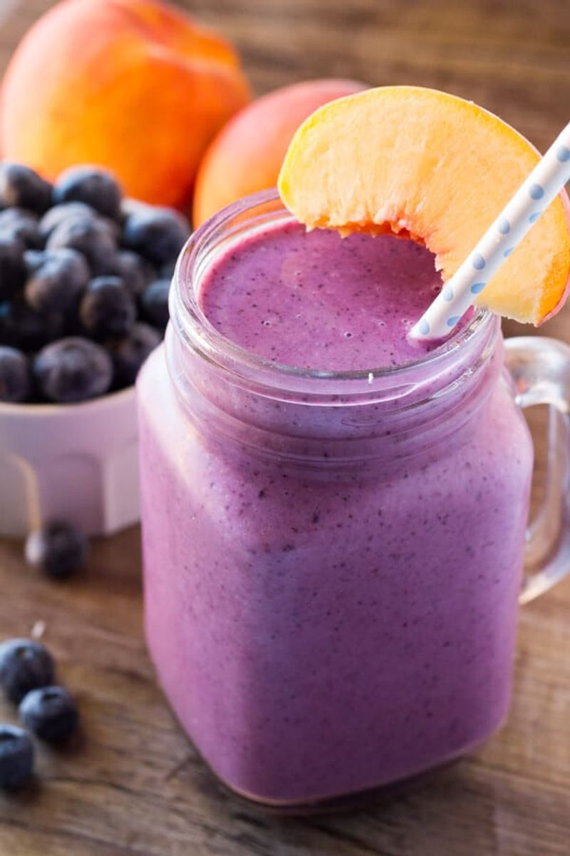 Blueberry and Peach