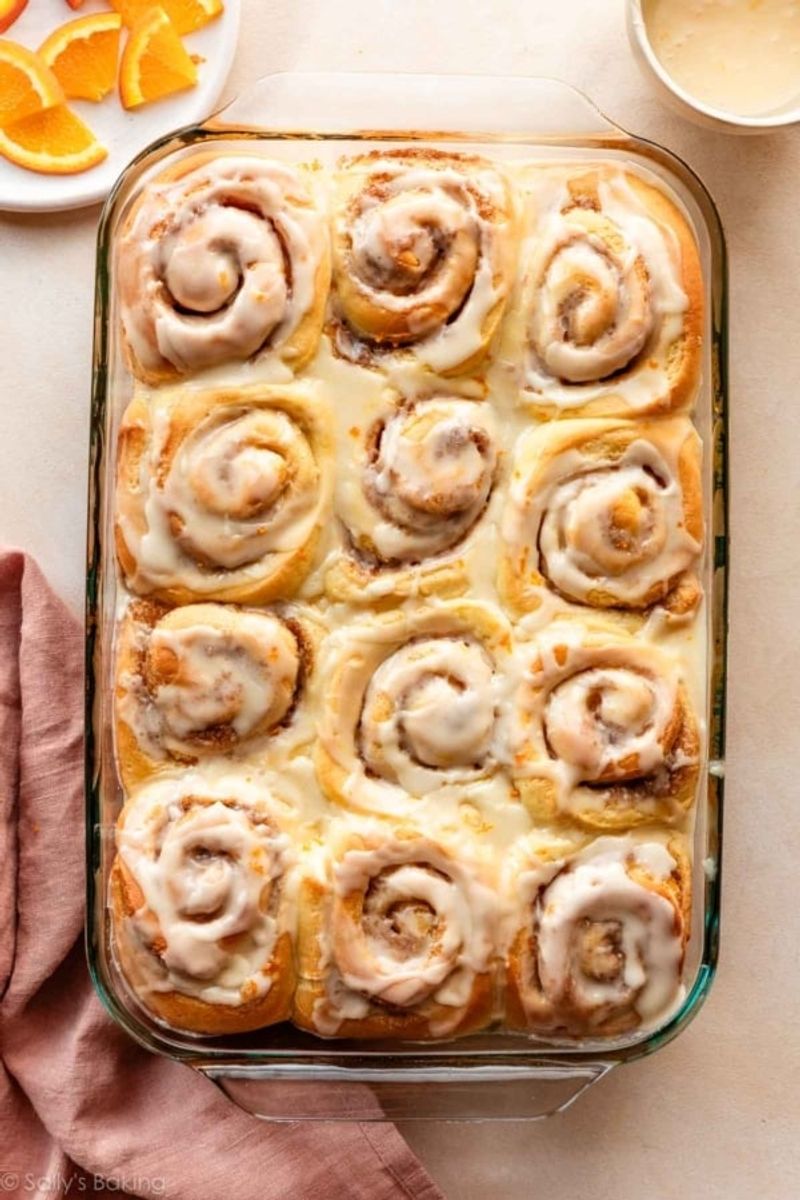 Cardamom Orange Pinwheel Rolls