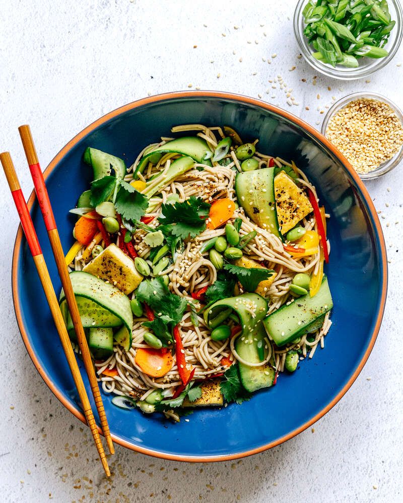 Green Tea Soba Noodle Salad